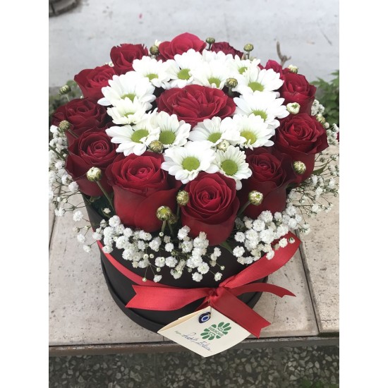 Silindir Kutu Gül